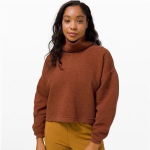 Lululemon Size Peaceful Moments Relaxed Pullover - Ancient Cooper, Size M/L
